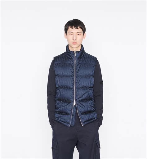 dior oblique jacket blue|Dior oblique down jacket.